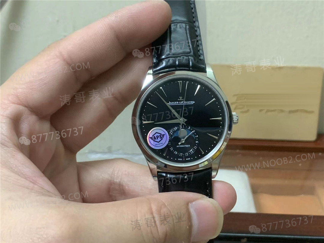 APS Factory Jaeger-LeCoultre Master Ay Evreli Serisi 1368430 Siyah Kadran İncelemesi — 1. fotoğraf