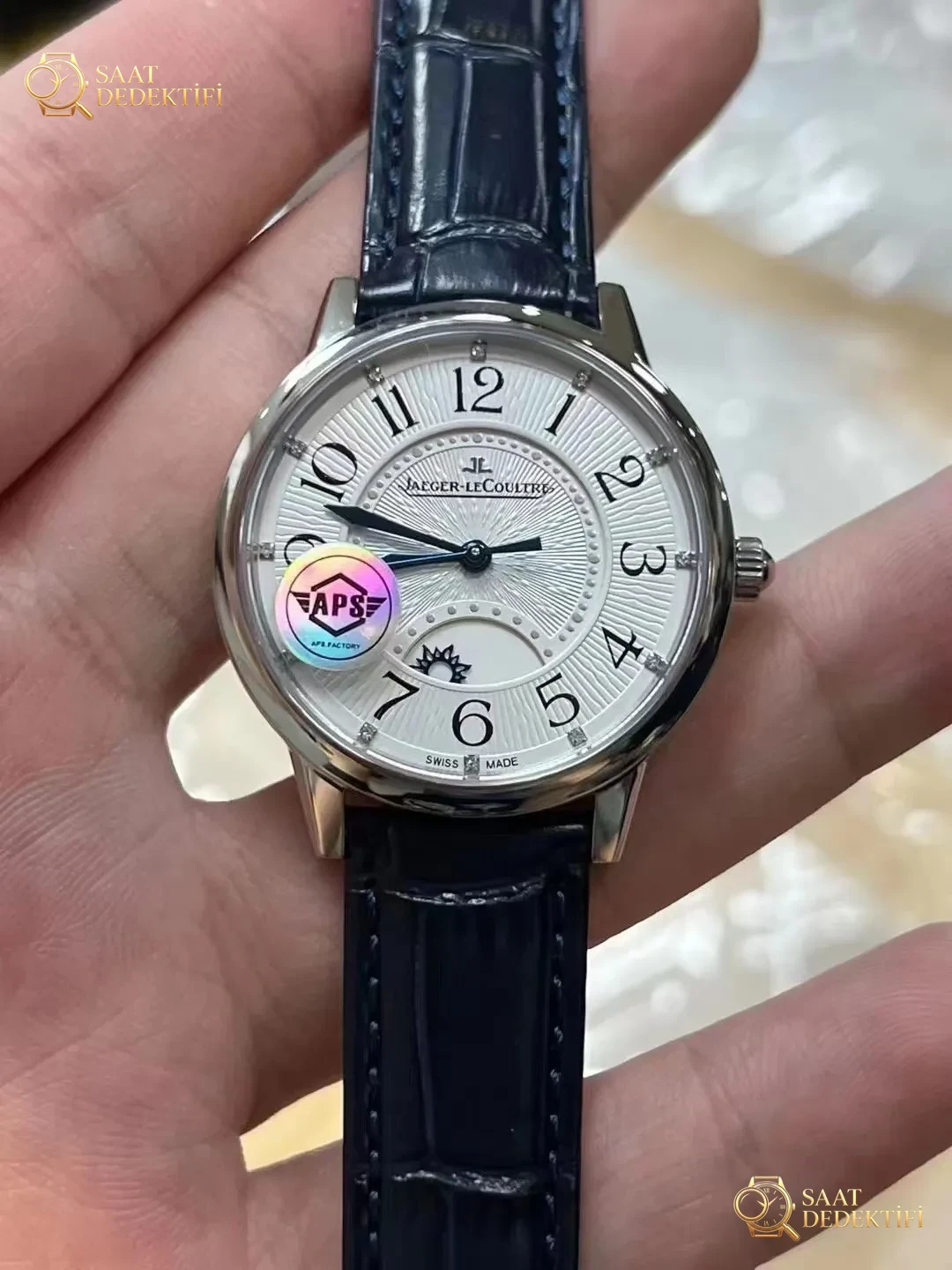 Replika Jaeger LeCoultre Rendez-vous Paslanmaz Çelik Mavi
