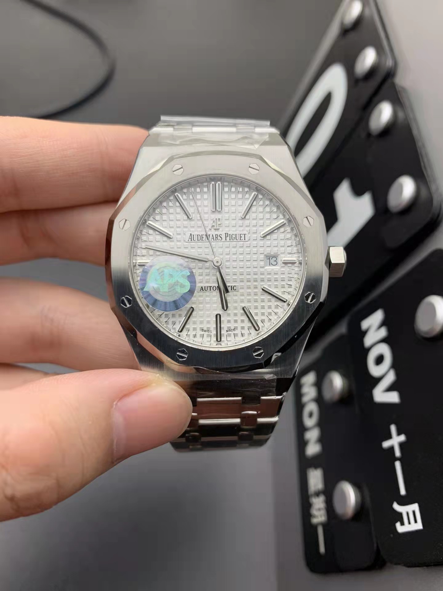 Replika Audemars Piguet Royal Oak 15400 Beyaz Kadran
