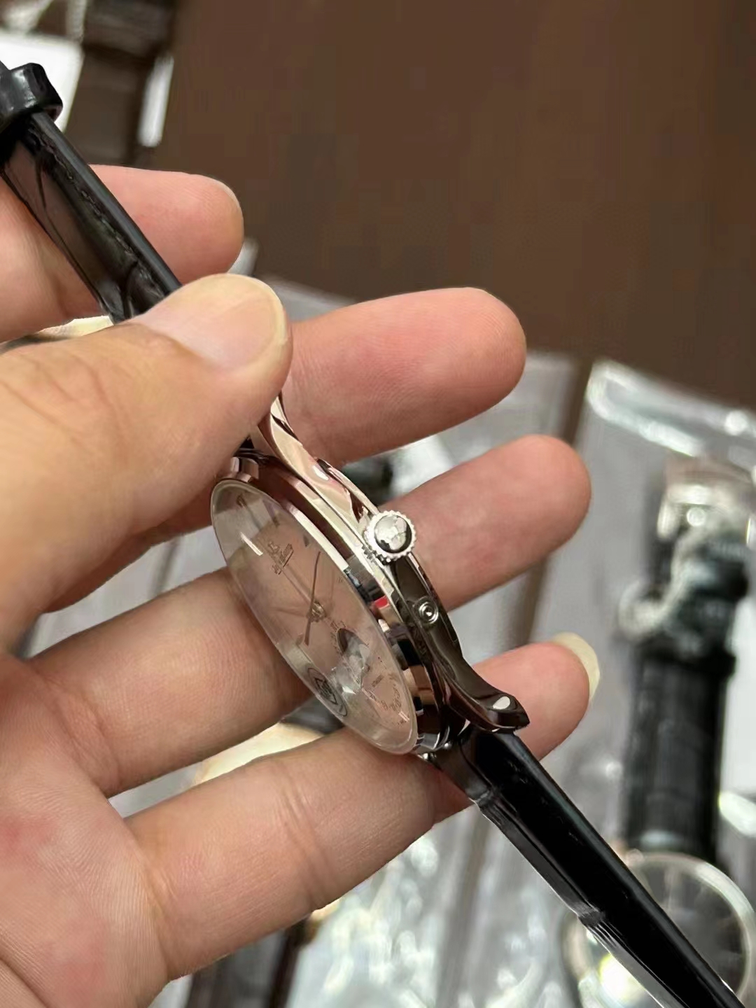 Jaeger LeCoultre Ultra Thin Ay Fazı Kurma Kolu