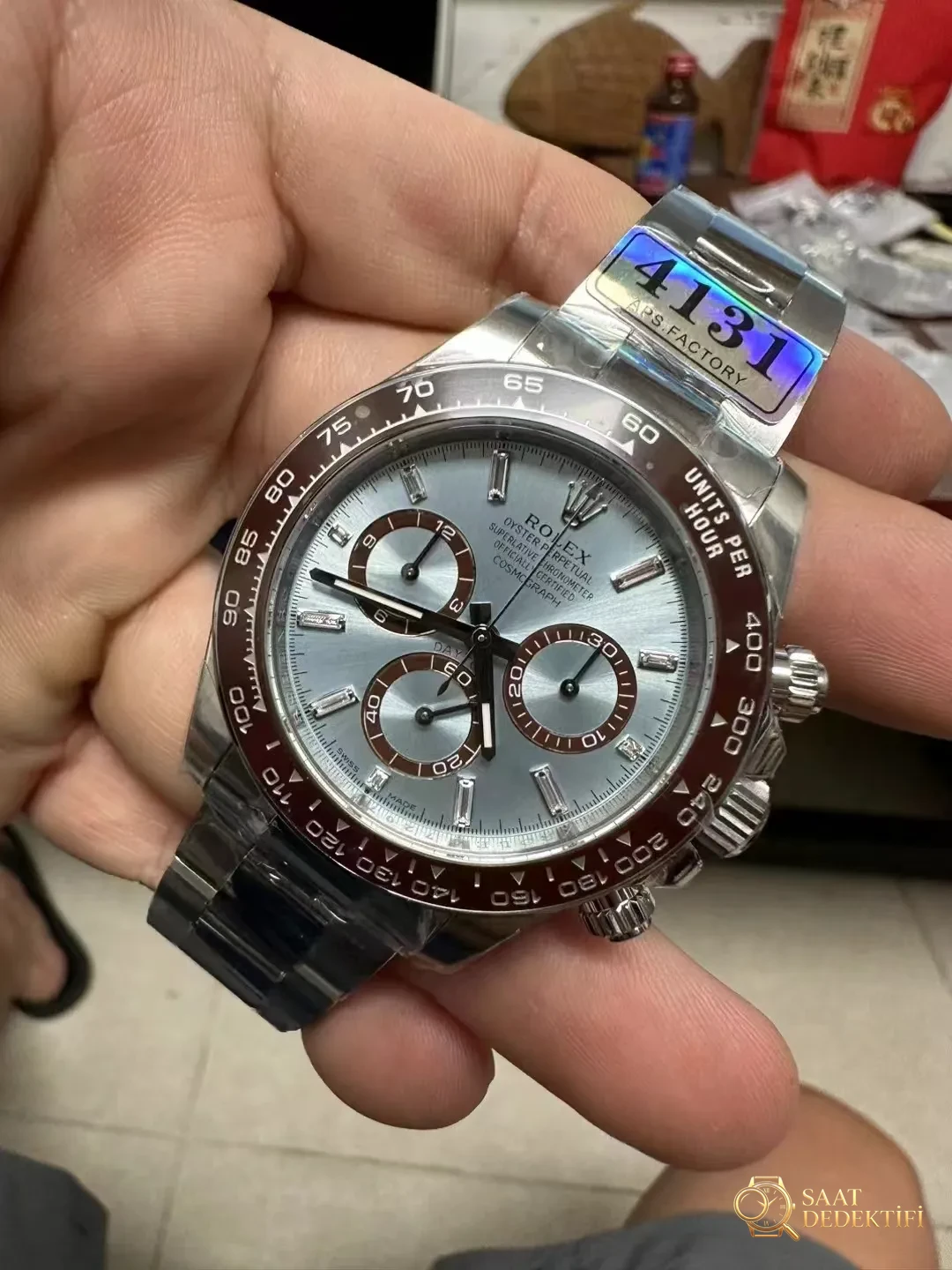 APS Factory Replika Rolex Daytona 126506 - Kasa Çeliği ve Polisaj Kalitesi