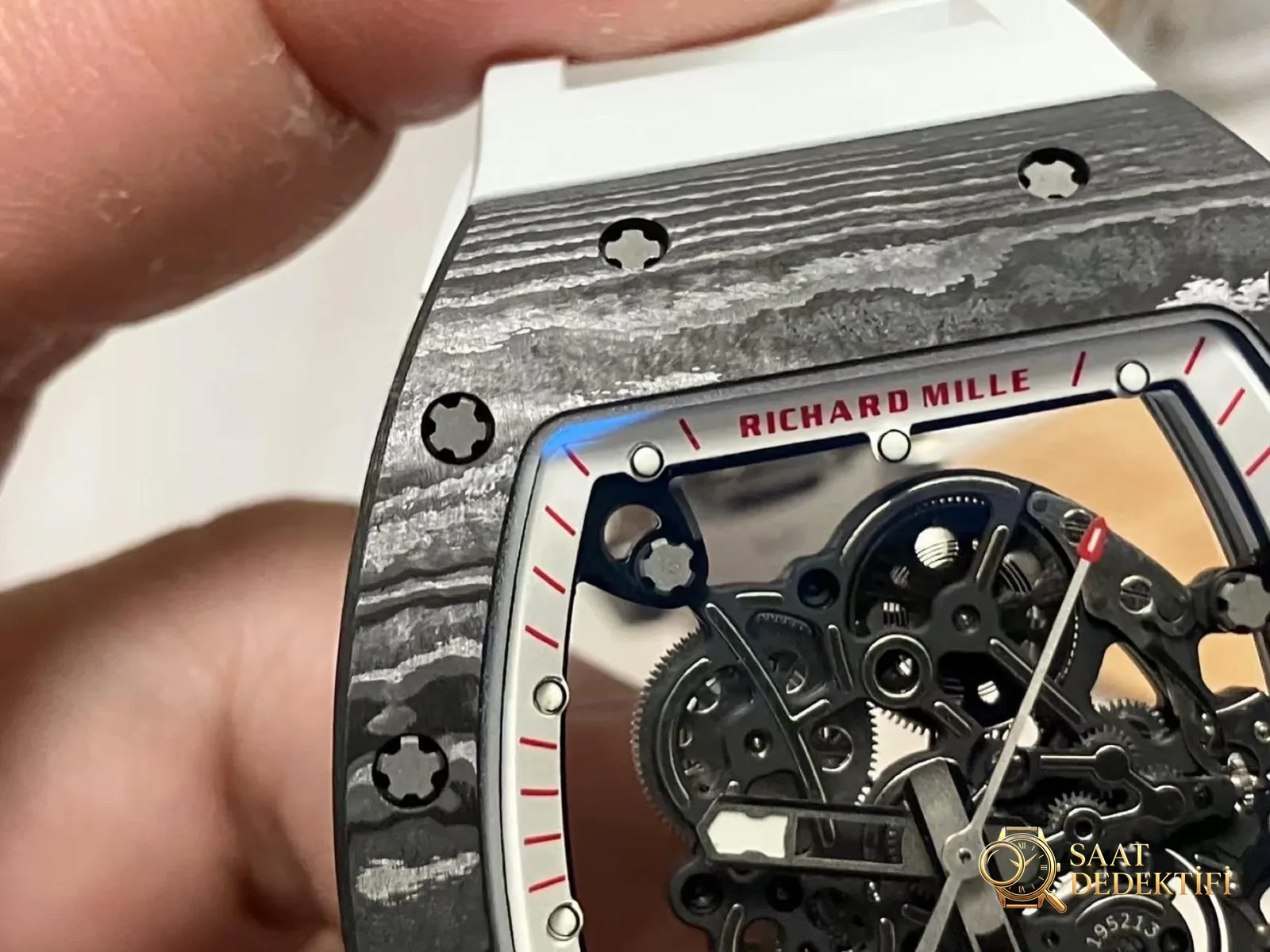 APS Factory Richard Mille karbon fiber RM055 Dandong tek parça mekanizma V2 yükseltilmiş sürümü ZF Factory