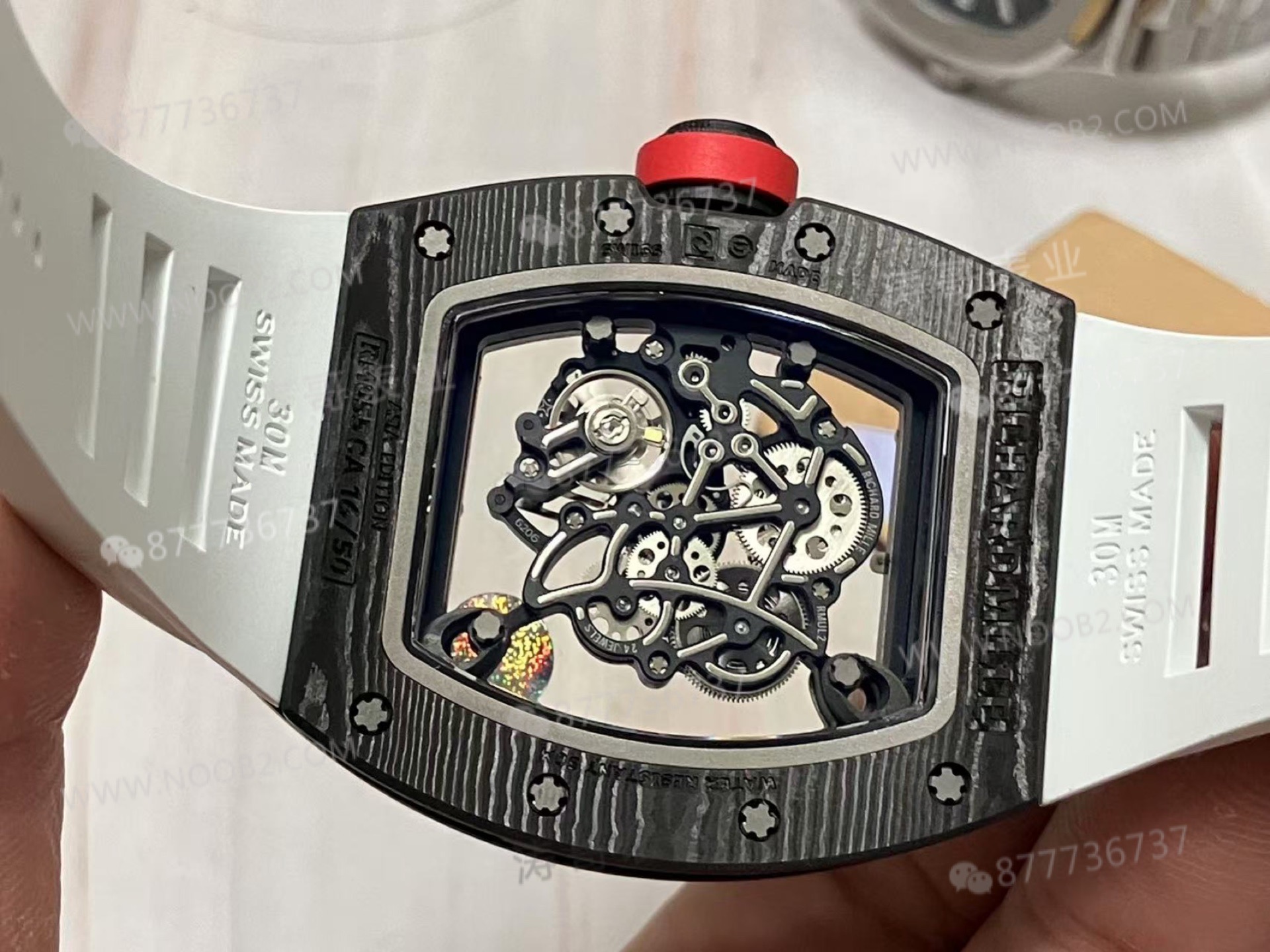 APS Factory Richard Mille karbon fiber RM055 Dandong tek parça mekanizma V2 yükseltilmiş sürümü ZF Factory'i nasıl geride bırakıyor? — 10. fotoğraf