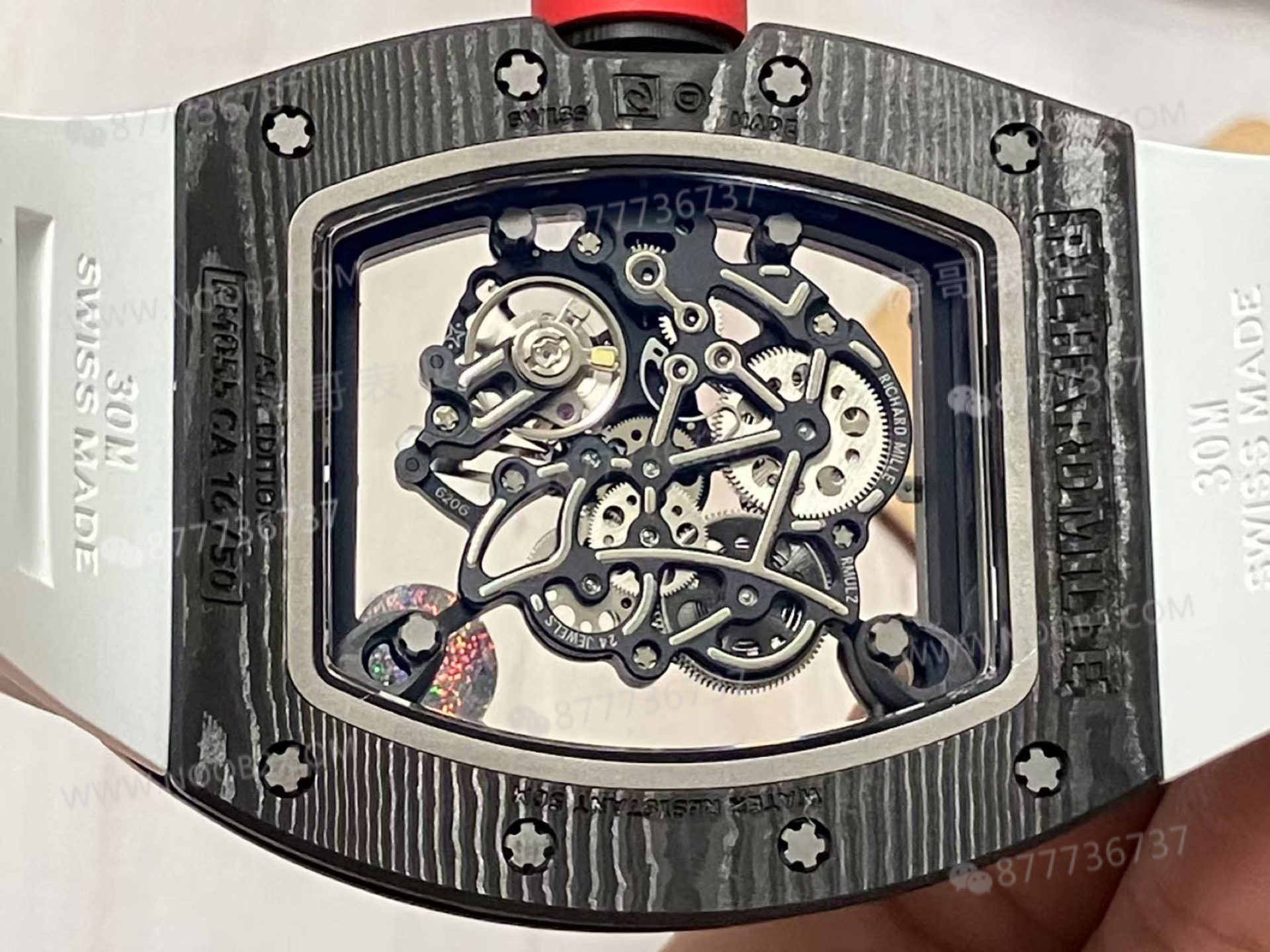 APS Factory Richard Mille karbon fiber RM055 Dandong tek parça mekanizma V2 yükseltilmiş sürümü ZF Factory'i nasıl geride bırakıyor? — 11. fotoğraf