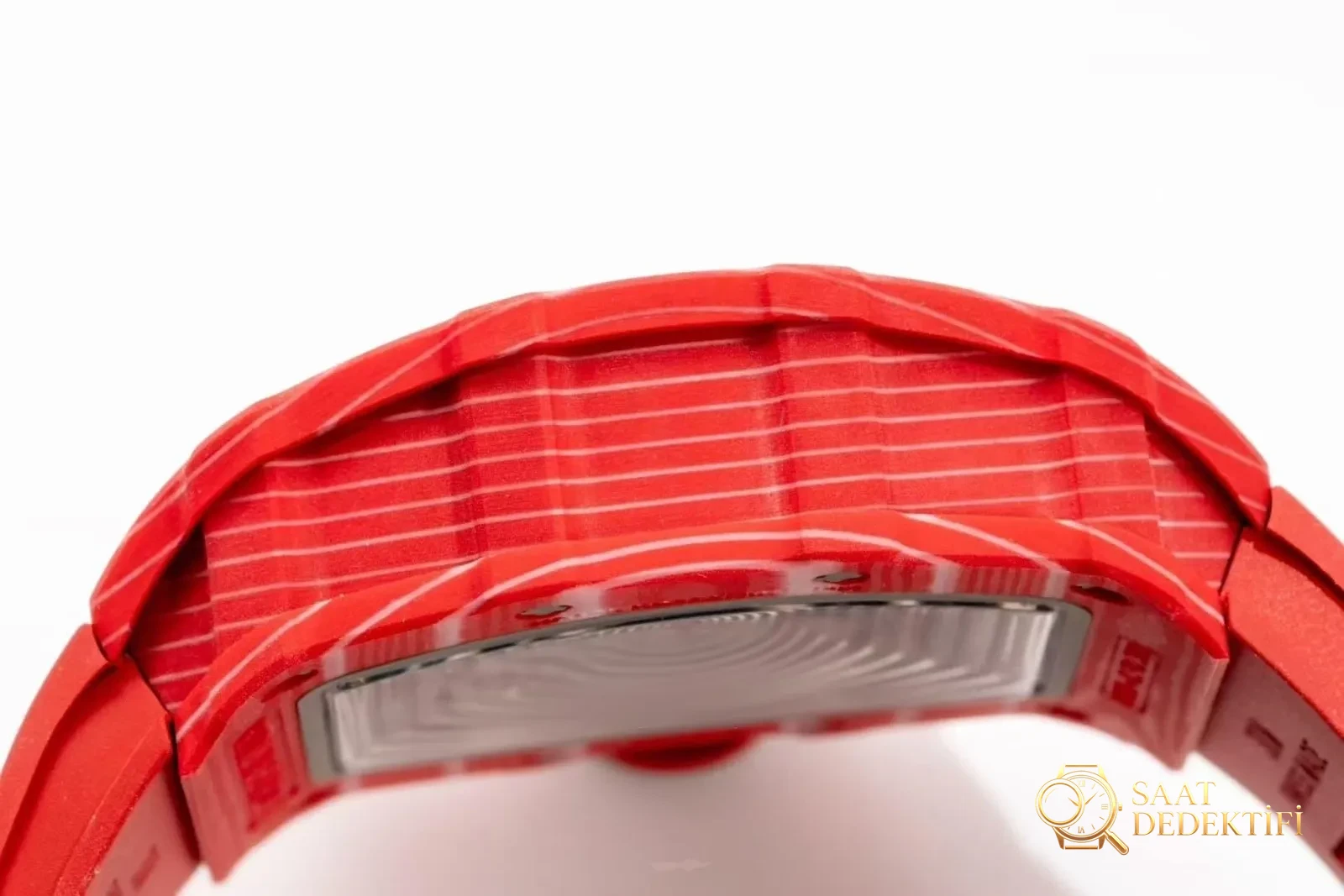 APS Factory Richard Mille RM35-02 Red Devil V2 versiyonu, kaçıksız (free-sprung) çift zemberekli RMAL1 entegre mekanizmasının kalitesi nasıl? - Klips Kilidi ve Lazer Damgalar