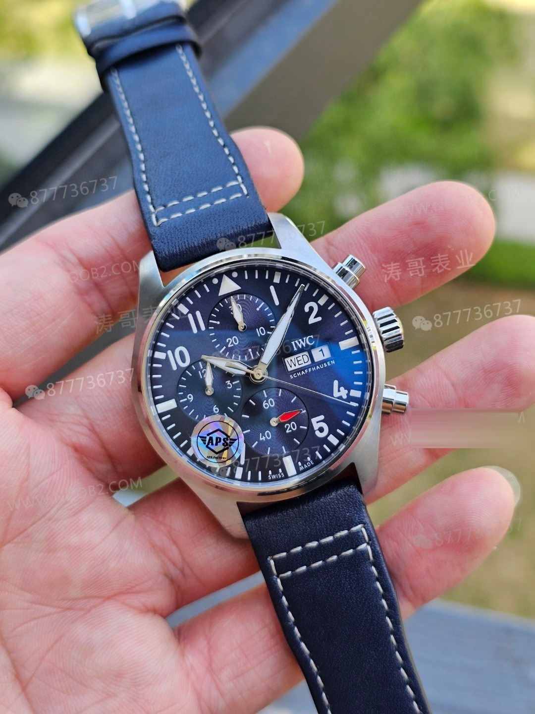 APS Factory yeni pilot kronografı, entegre mekanizmalı 69385: işçiliği nasıl? — 1. fotoğraf