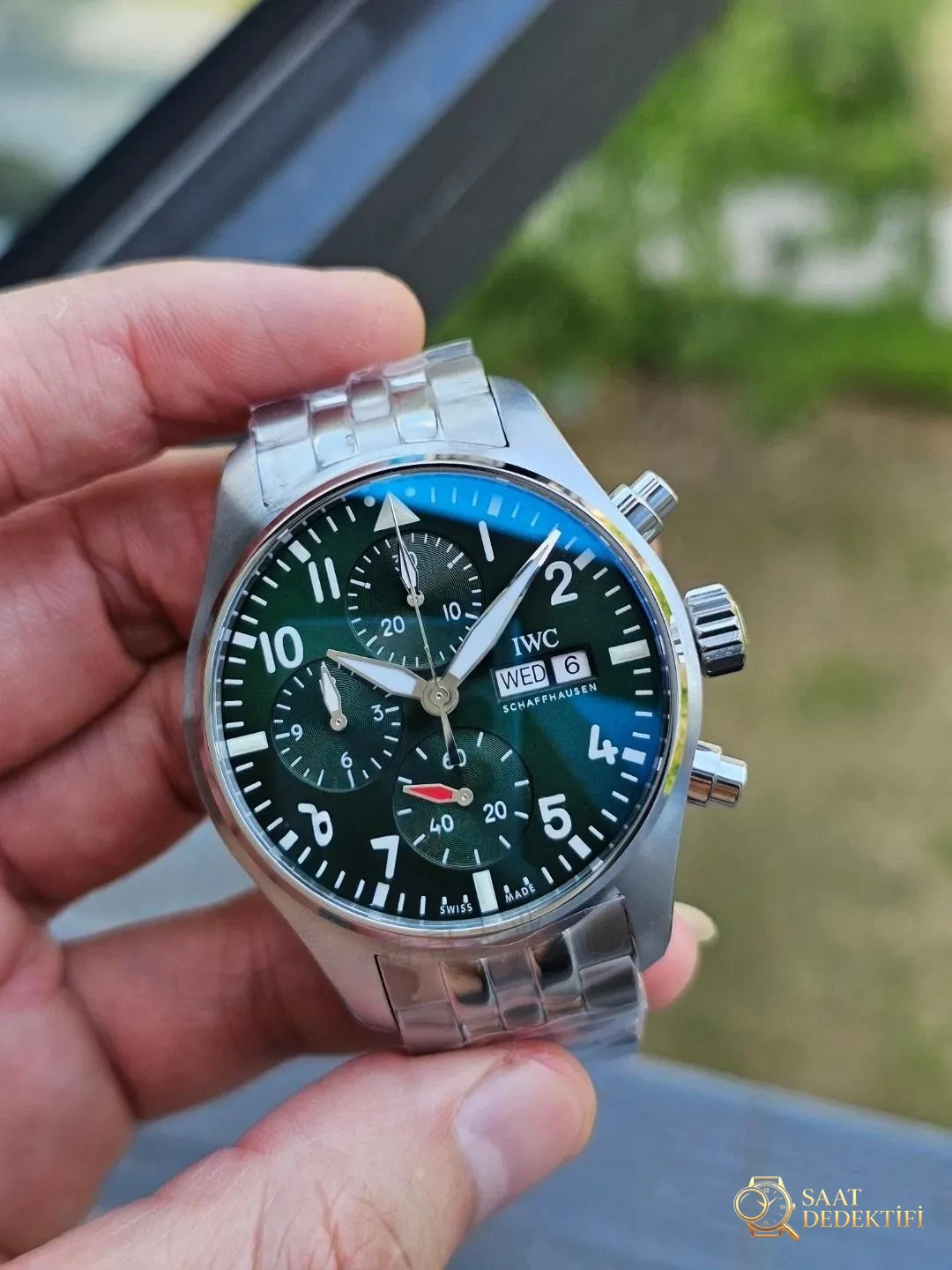 APS Factory yeni pilot kronografı, entegre mekanizmalı 69385: işçiliği nasıl? - Kadran Detayı ve Bezel İşçiliği