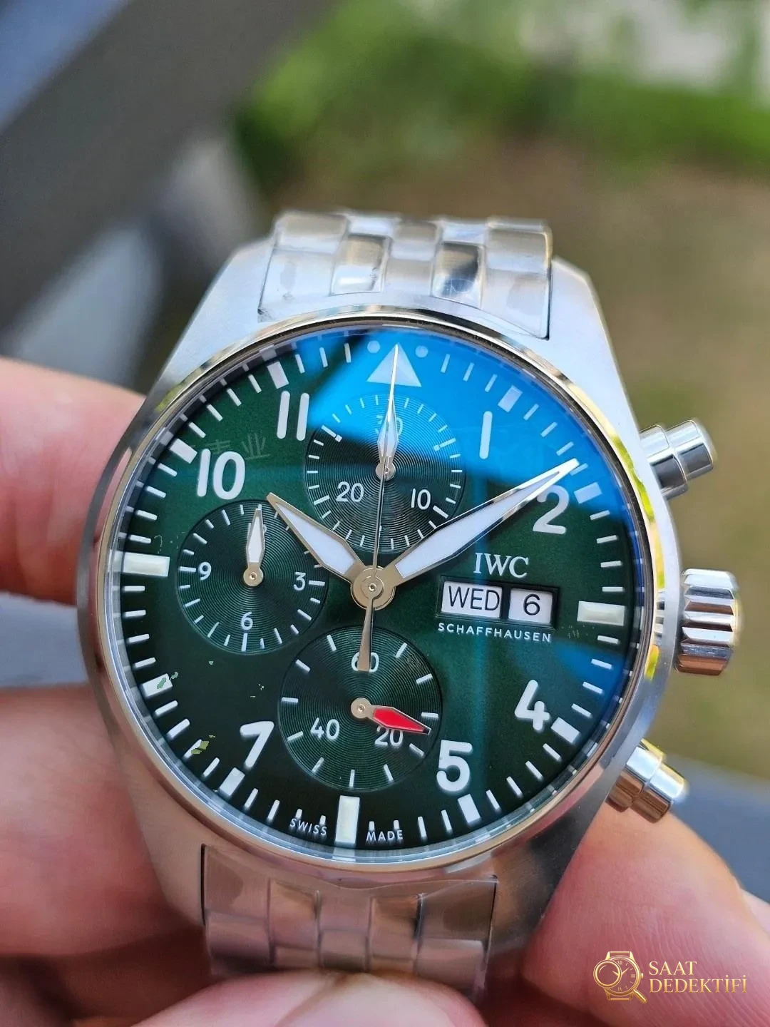 APS Factory yeni pilot kronografı, entegre mekanizmalı 69385: işçiliği nasıl? - Makro Kadran ve İndeks İşçiliği