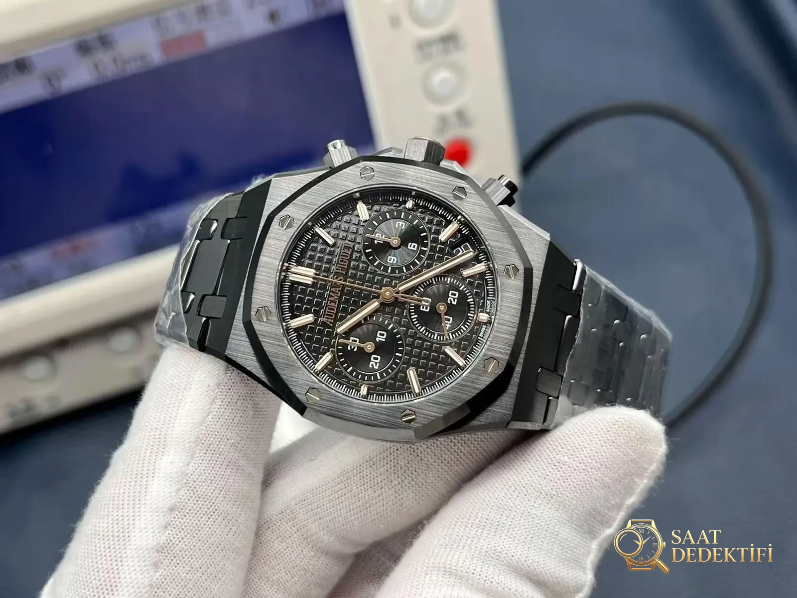 [APS İşçiliği | Royal Oak Serisi 26240ST Efsanenin Yeniden Doğuşu] 41 mm paslanmaz çelik zırhıyla 50 yıllık lüks spor saati efsanesini sürdürüyor - Klips Kilidi ve Lazer Damgalar