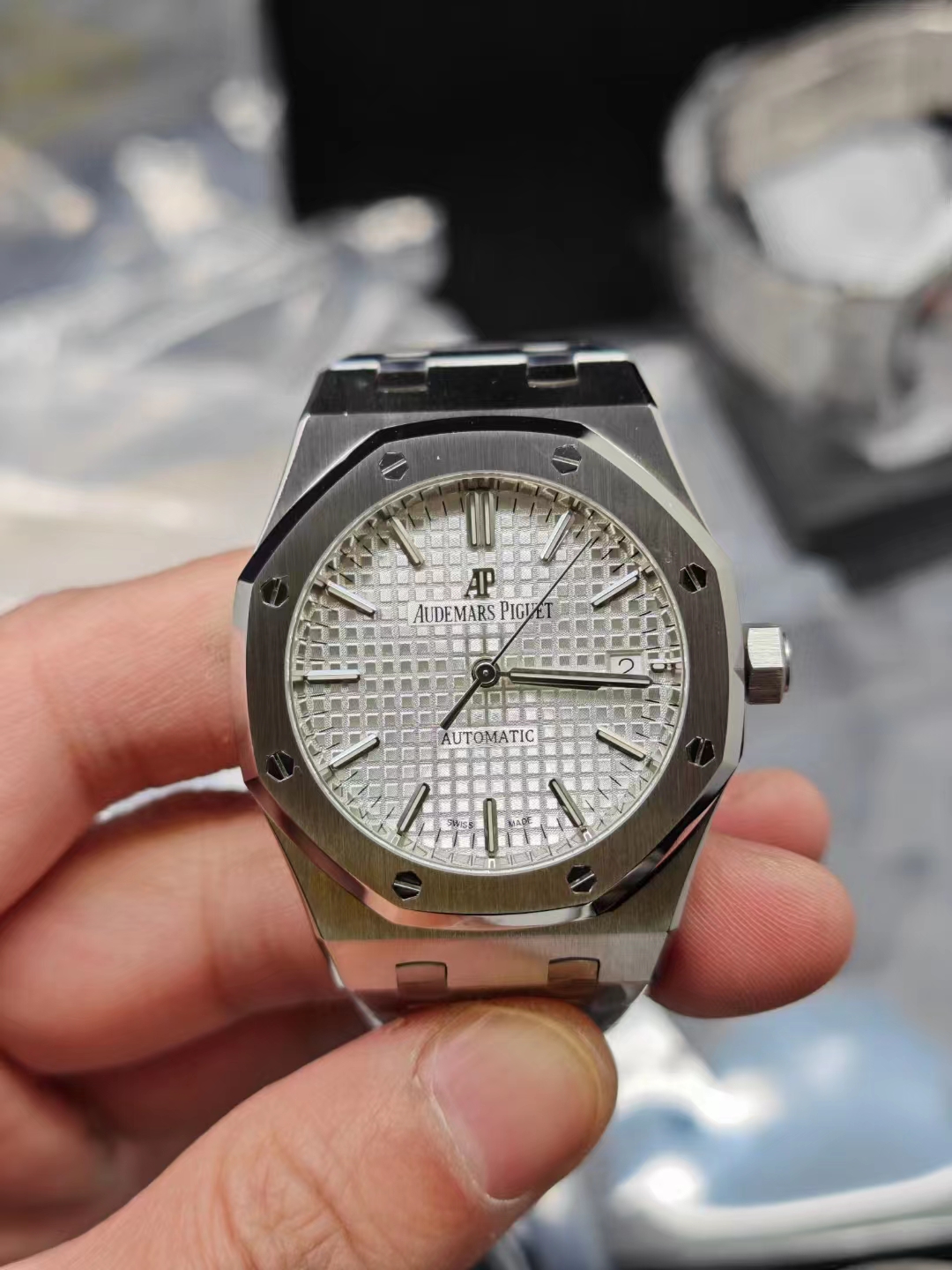 Replika Audemars Piguet 15450 Beyaz