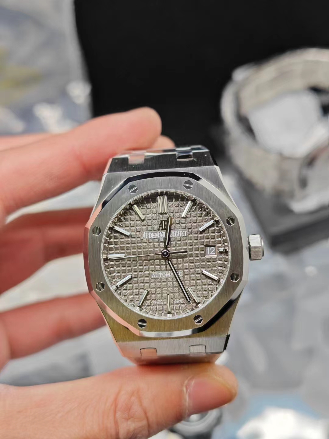 Replika Audemars Piguet 15450 Gri