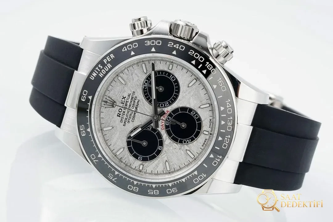 APS Yeni Ürün 4131 Meteorit Kadranlı Daytona - Arka Kapak Gravür ve Seri Numarası
