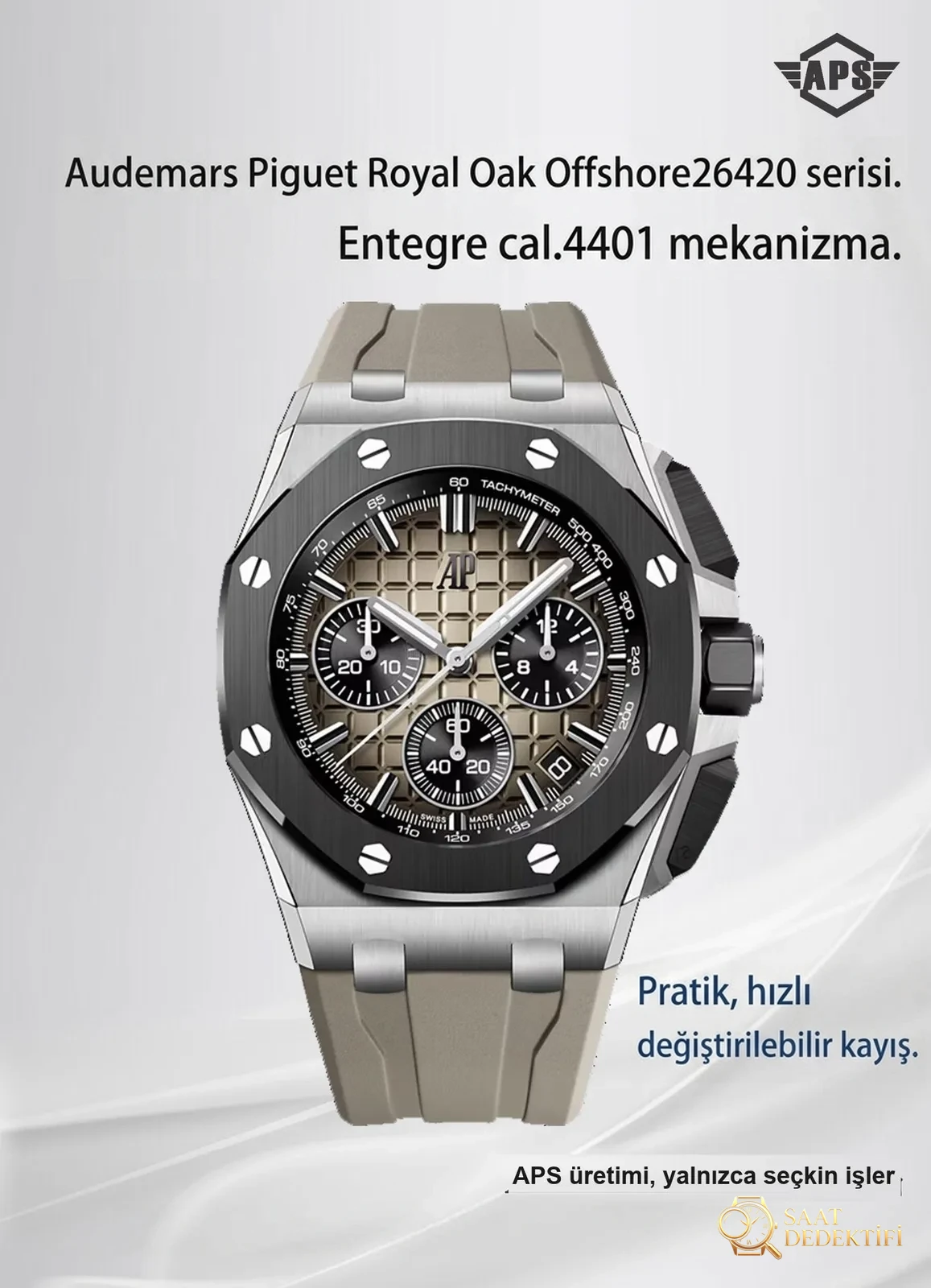 Audemars Piguet Royal Oak Offshore 26420 APS İncelemesi - Ön Görünüm ve Kasa Tasarımı