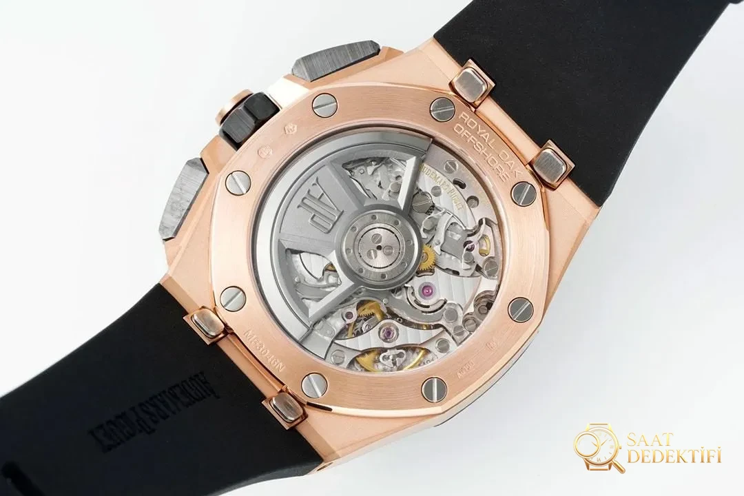 APS Yeni Ürün Audemars Piguet Royal Oak Offshore 26420 Serisi - Mekanizma Zemberek ve Balans Detayı