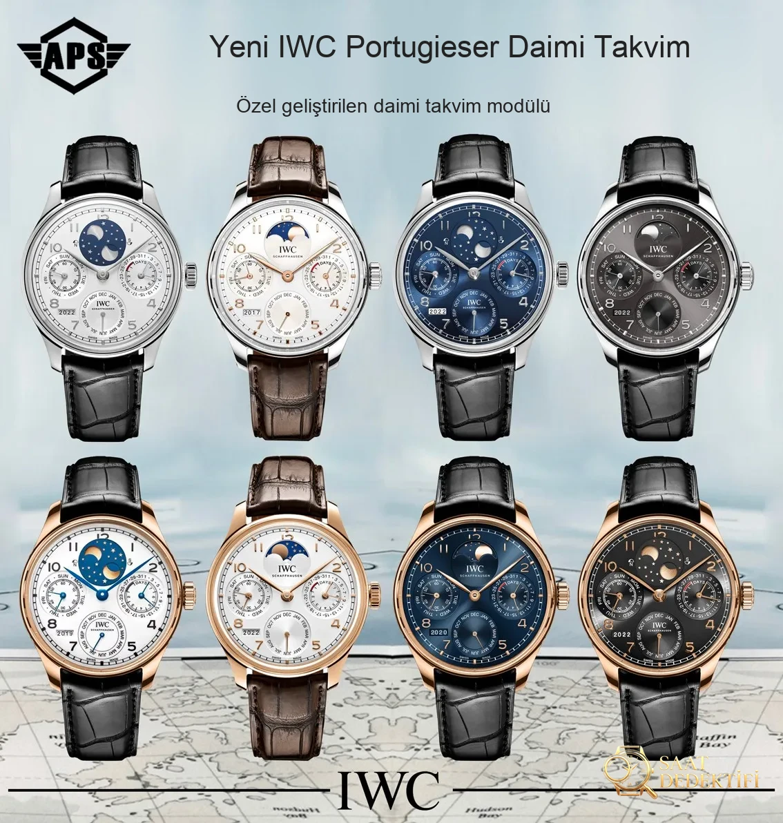 APS Yeni Ürün: IWC Portugieser Serisi Ebedi Takvim Kol Saati - Ön Görünüm ve Kasa Tasarımı