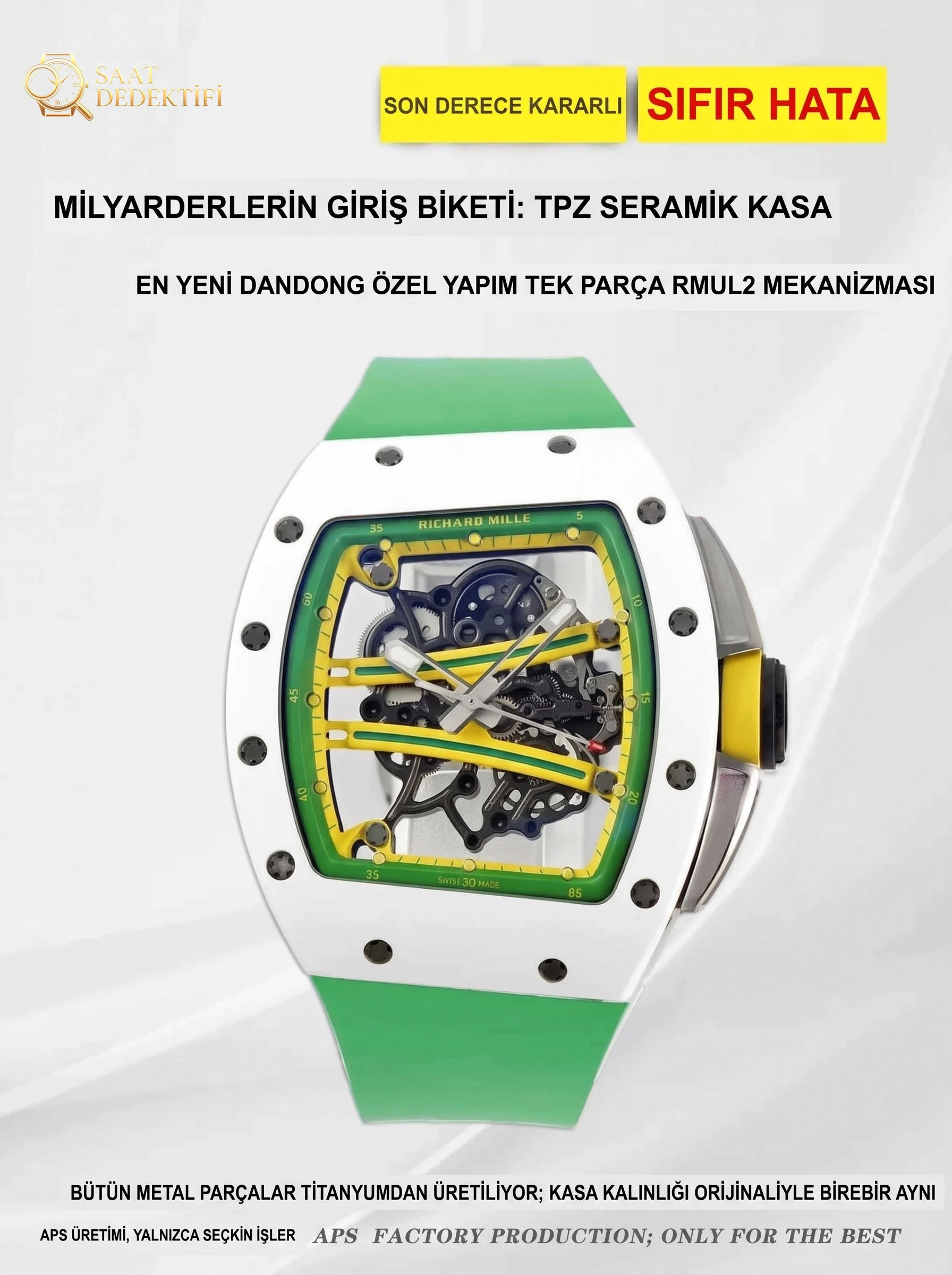 Kadran Detayı ve Bezel İşçiliği