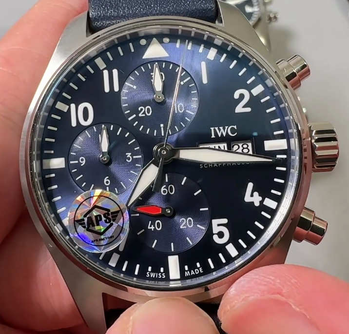IWC Pilot Kronograf Mavi