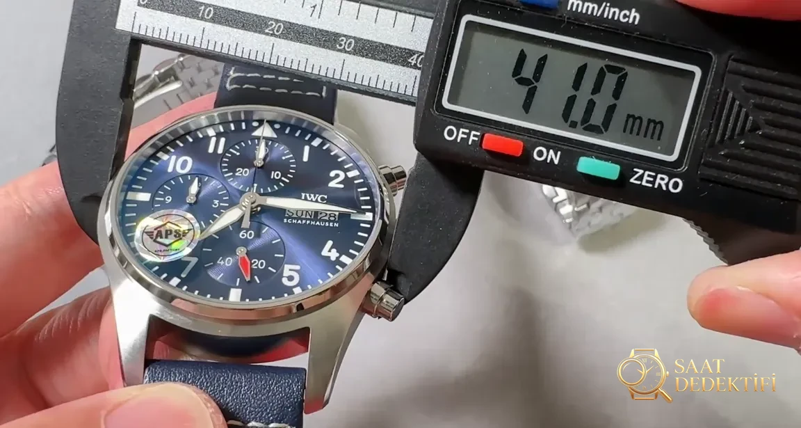 IWC Pilot Kronograf Kasa Çapı