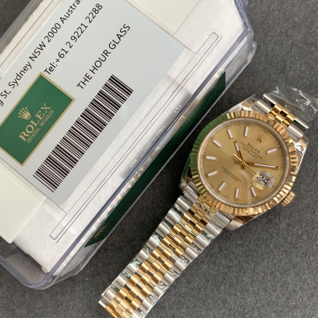 AR Factory İki Altın Renkli 41 mm Datejust Rolex Saati Yayınladı — 9. fotoğraf