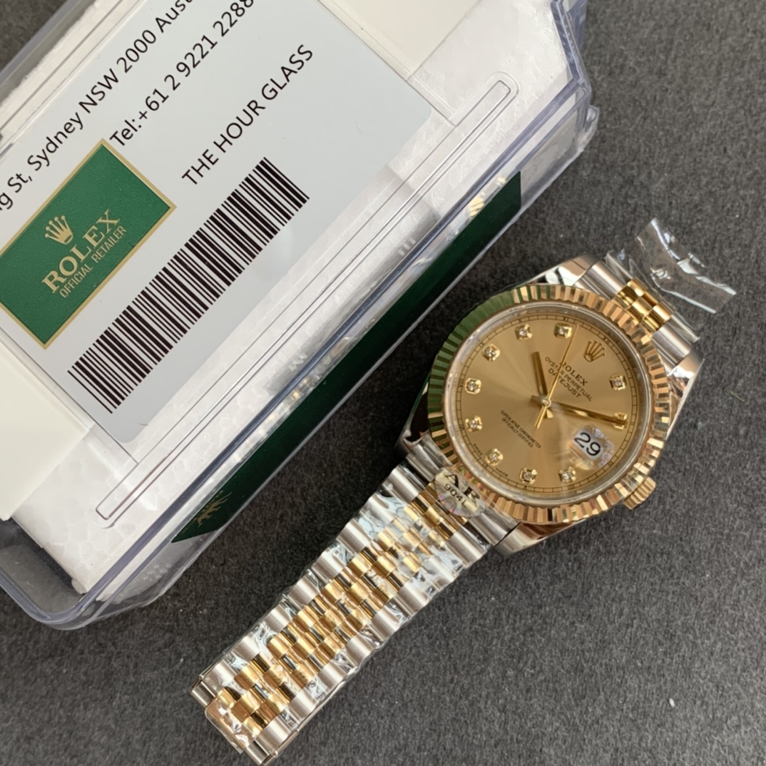 AR Factory İki Altın Renkli 41 mm Datejust Rolex Saati Yayınladı — 18. fotoğraf