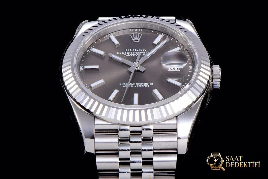 AR Factory Rolex Datejust V3 versiyonu 41 mm ile orijinal arasındaki farklar neler? - Kadran Detayı ve Bezel İşçiliği