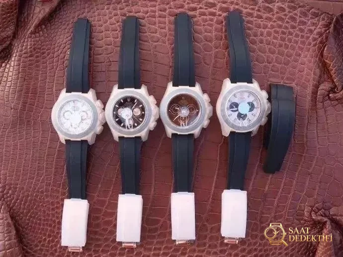 AR Factory Rolex Daytona ve N Factory 4130 mekanizmalı replika: Hangisi daha iyi? Orijinalle karşılaştırmalı inceleme - Bilezik Bakla Ayrımı ve Pim Yapısı