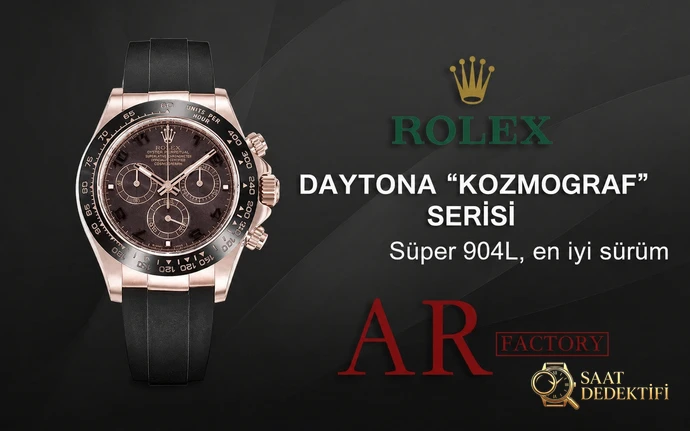 AR Factory Rolex Daytona ve N Factory 4130 mekanizmalı replika: Hangisi daha iyi? Orijinalle karşılaştırmalı inceleme - Kasa Ağırlık ve Denge Orantısı