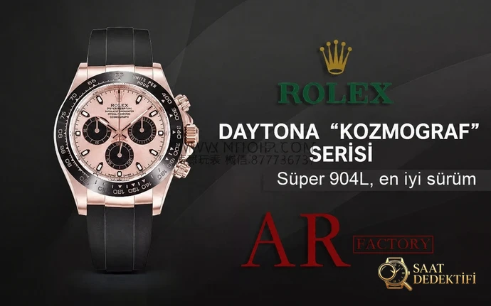 AR Factory Rolex Daytona ve N Factory 4130 mekanizmalı replika: Hangisi daha iyi? Orijinalle karşılaştırmalı inceleme - Safir Kristal Cam Eğimi ve Yansıması