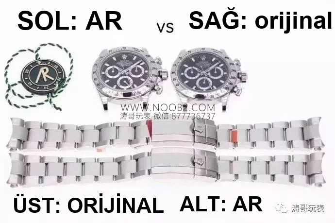 AR Factory Rolex Daytona ve N Factory 4130 mekanizmalı replika: Hangisi daha iyi? Orijinalle karşılaştırmalı inceleme — 33. fotoğraf