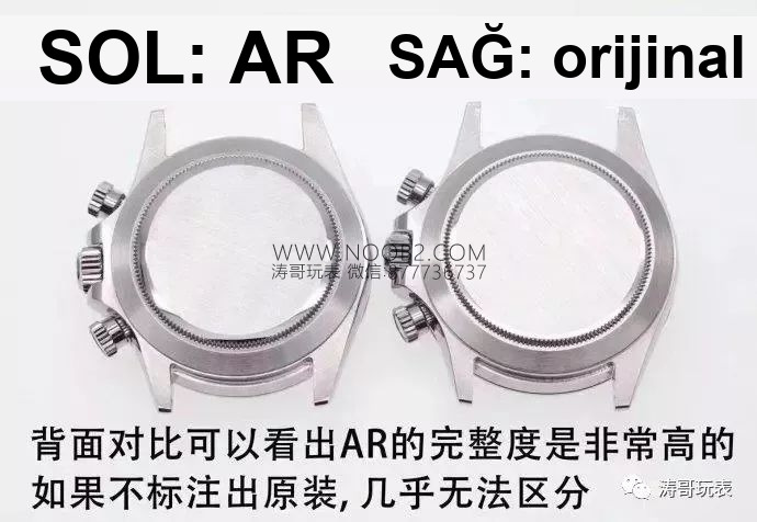 AR Factory Rolex Daytona ve N Factory 4130 mekanizmalı replika: Hangisi daha iyi? Orijinalle karşılaştırmalı inceleme — 36. fotoğraf