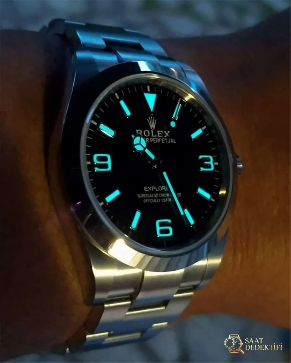 AR Factory Rolex Explorer 1. Nesil «904 Çelik» 214270 Siyah Kadran İşçilik İncelemesi - Klips Kilidi ve Lazer Damgalar