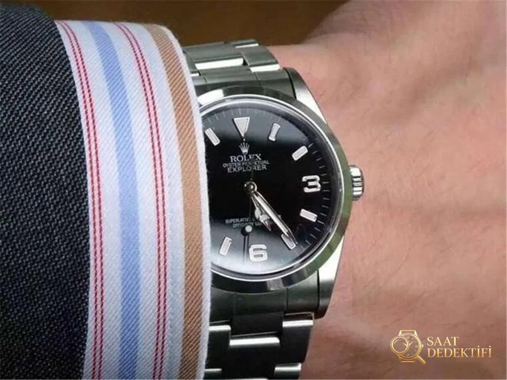 AR Factory Rolex Explorer 1. Nesil «904 Çelik» 214270 Siyah Kadran İşçilik İncelemesi - Bilekte Duruş ve Kasa Orantısı