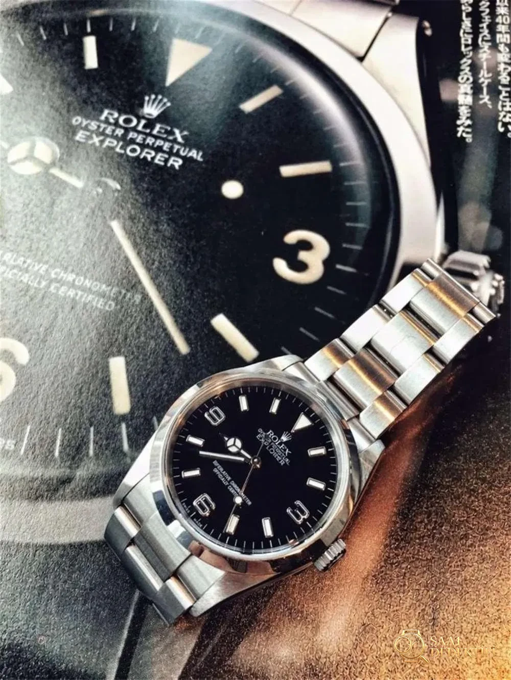 AR Factory Rolex Explorer 1. Nesil «904 Çelik» 214270 Siyah Kadran İşçilik İncelemesi - Mekanizma Zemberek ve Balans Detayı