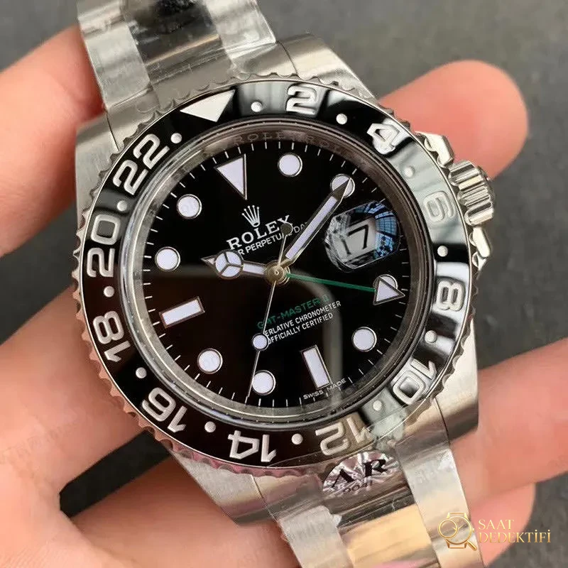 AR Factory Rolex GMT ilk bakışta replika anlaşılır mı? - Kasa Profili ve Kurma Kolu İncelemesi