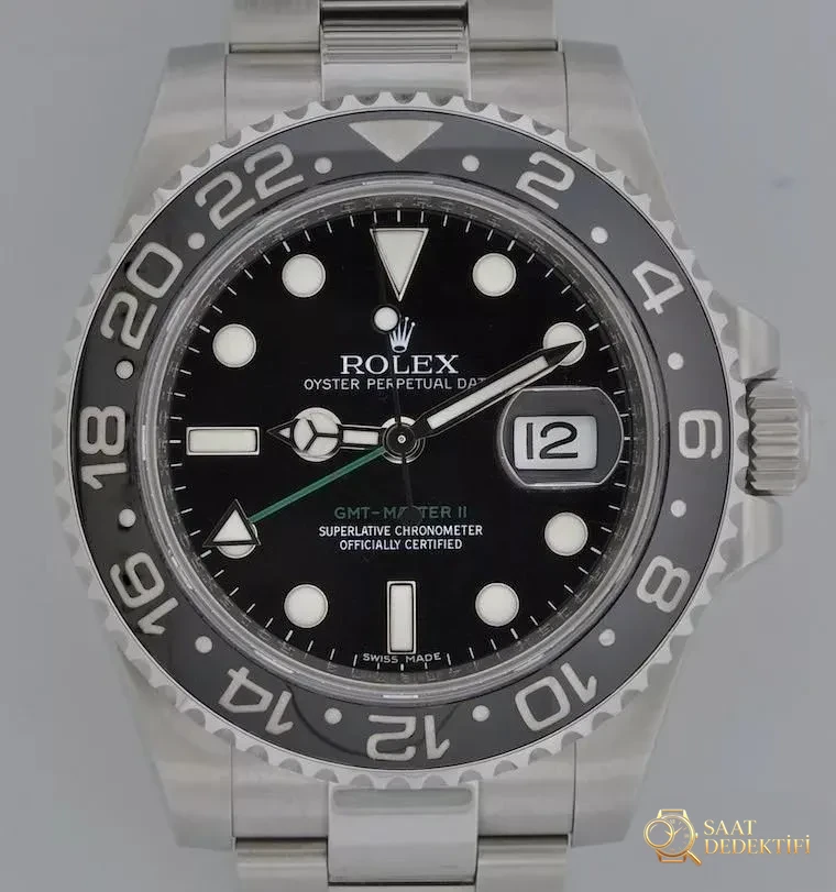 AR Factory Rolex GMT Yeşil İbre Tam Siyah Bezel Yeni Model İncelemesi - Yan Profil ve Kordon Bağlantısı