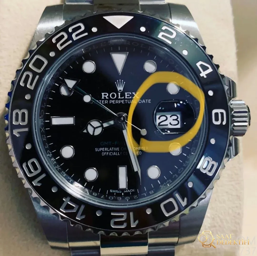 AR Factory Rolex GMT Yeşil İbre Tam Siyah Bezel Yeni Model İncelemesi - Tepe Koruması ve Ayar Fonksiyonu