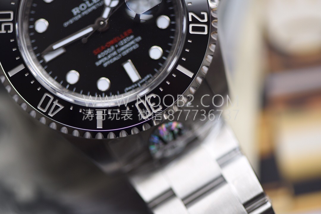 AR Factory Rolex kırmızı yazılı Sea-Dweller V3 versiyonu "tek kırmızı hayalet kral" 904L SEA-DWELLER 126600 Seagull 2824 mekanizmalı replika saat incelemesi — 7. fotoğraf