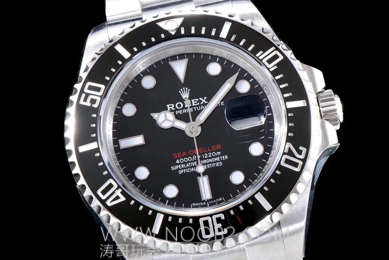 AR Factory Rolex kırmızı yazılı Sea-Dweller V3 versiyonu "tek kırmızı hayalet kral" 904L SEA-DWELLER 126600 Seagull 2824 mekanizmalı replika saat incelemesi — 27. fotoğraf