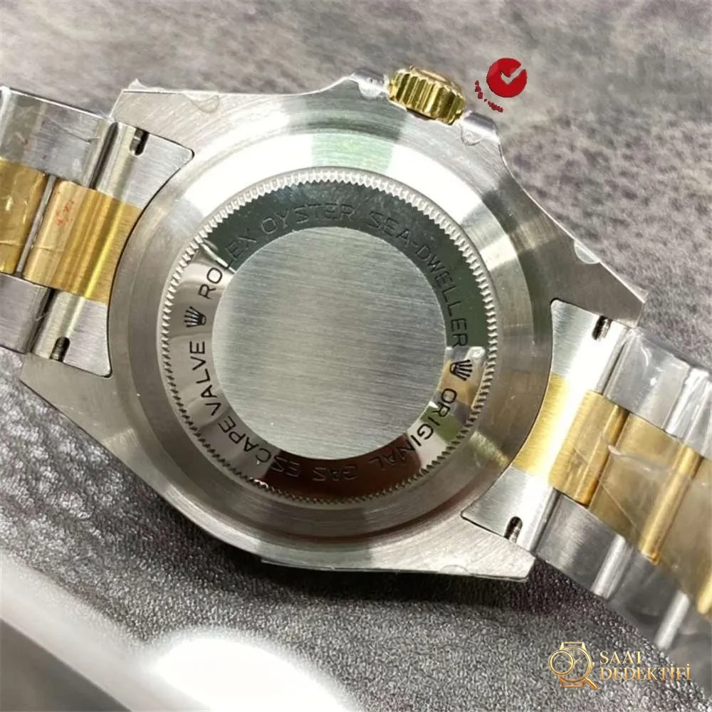 AR Factory Rolex tek altın Rüya Kral 126603 detaylı inceleme - Klips Kilidi ve Lazer Damgalar