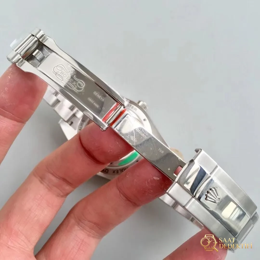 AR Factory Rolex Turuncu Şimşek İbre Yeşil Cam MILGAUSS Serisi m116400gv Antimanyetik Takvimsiz Replika Saat Mavi/Siyah Kadran İncelemesi - Kadran İbreleri ve Saniye Akışı