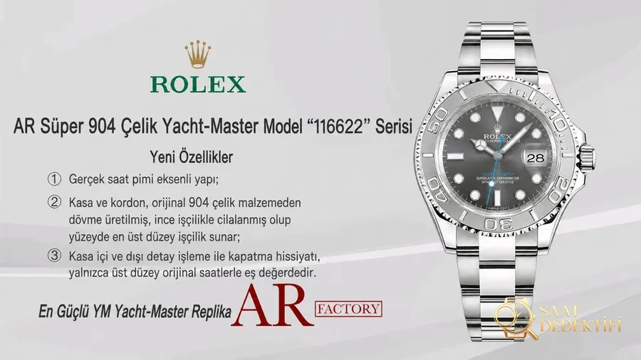 Rolex Yacht-Master 116622 İncelemesi - Ön Görünüm ve Kasa Tasarımı