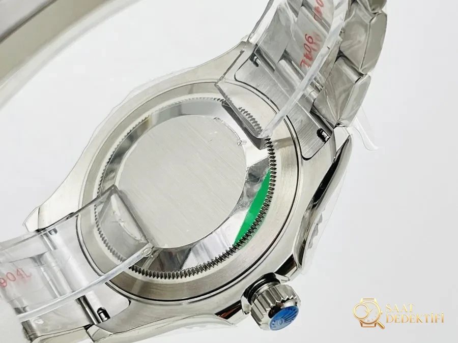 AR Factory Rolex Yacht-Master ithal 904L gri kadran mavi akrep 116622 yat saati incelemesi - Bilezik, Toka ve Klips Mekanizması