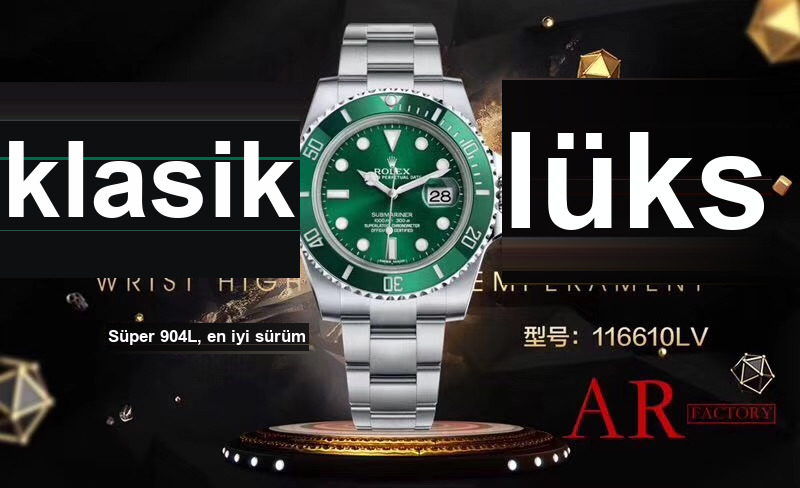 AR Factory SUB Rolex Yeşil Su Hayaleti 3135 Mekanizma V2 Versiyon Replika İnceleme — 1. fotoğraf