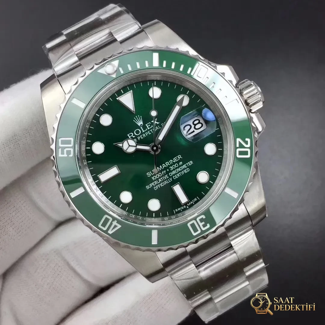AR Factory SUB Rolex Yeşil Su Hayaleti 3135 Mekanizma V2 Versiyon Replika İnceleme - Bilezik, Toka ve Klips Mekanizması