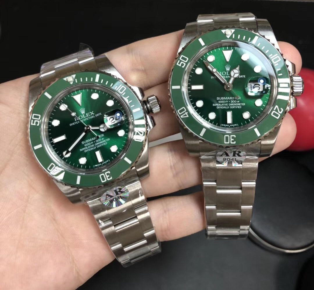 AR Factory SUB Rolex Yeşil Su Hayaleti 3135 Mekanizma V2 Versiyon Replika İnceleme — 13. fotoğraf