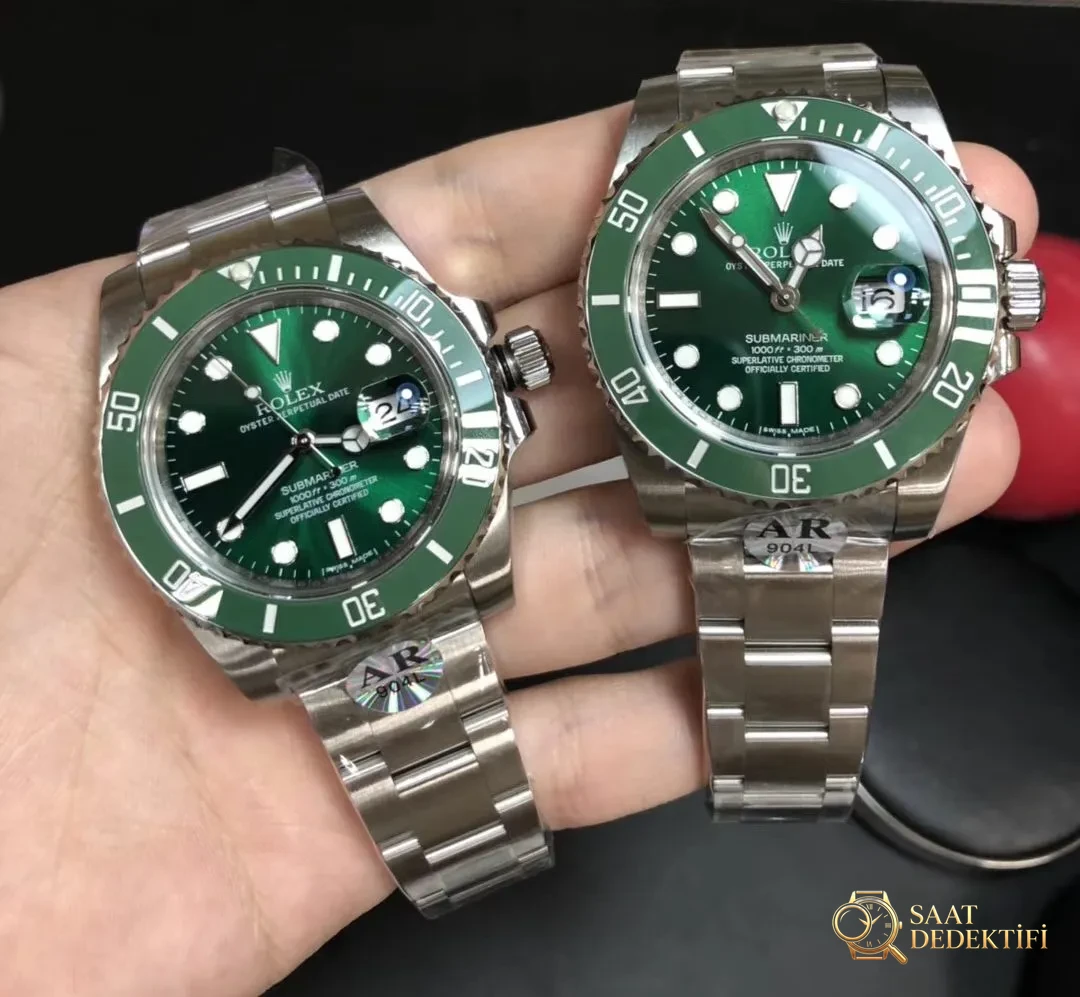 AR Factory SUB Rolex Yeşil Su Hayaleti 3135 Mekanizma V2 Versiyon Replika İnceleme - Kasa Çeliği ve Polisaj Kalitesi