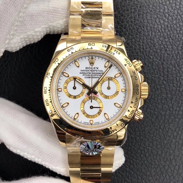 Replika Rolex Daytona 116508 Beyaz Kadran