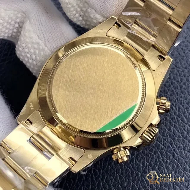 AR Factory V2 Edition Replika Rolex Daytona 116508 Sarı Altın Saat, Clone 4130 Mekanizmalı - Cam Yansıma Önleyici (AR) Kaplama