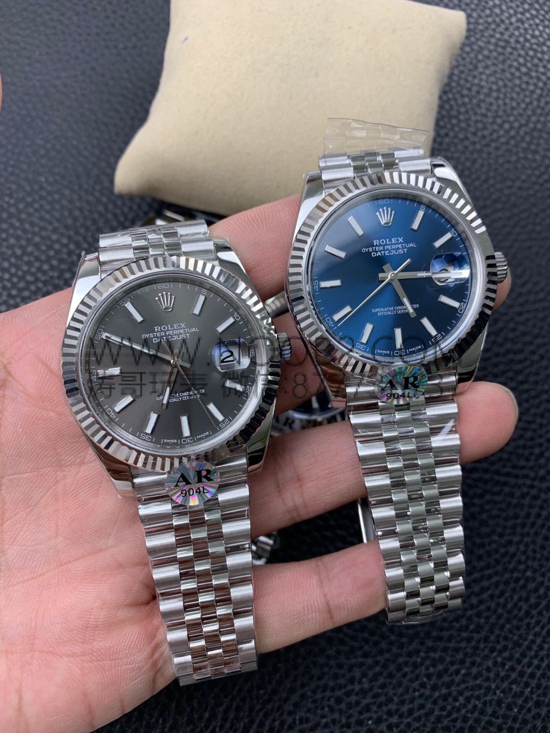 AR Factory V2 sürümü Rolex Datejust 36 mm 904 çelik dişli bezel replika saat incelemesi — 4. fotoğraf