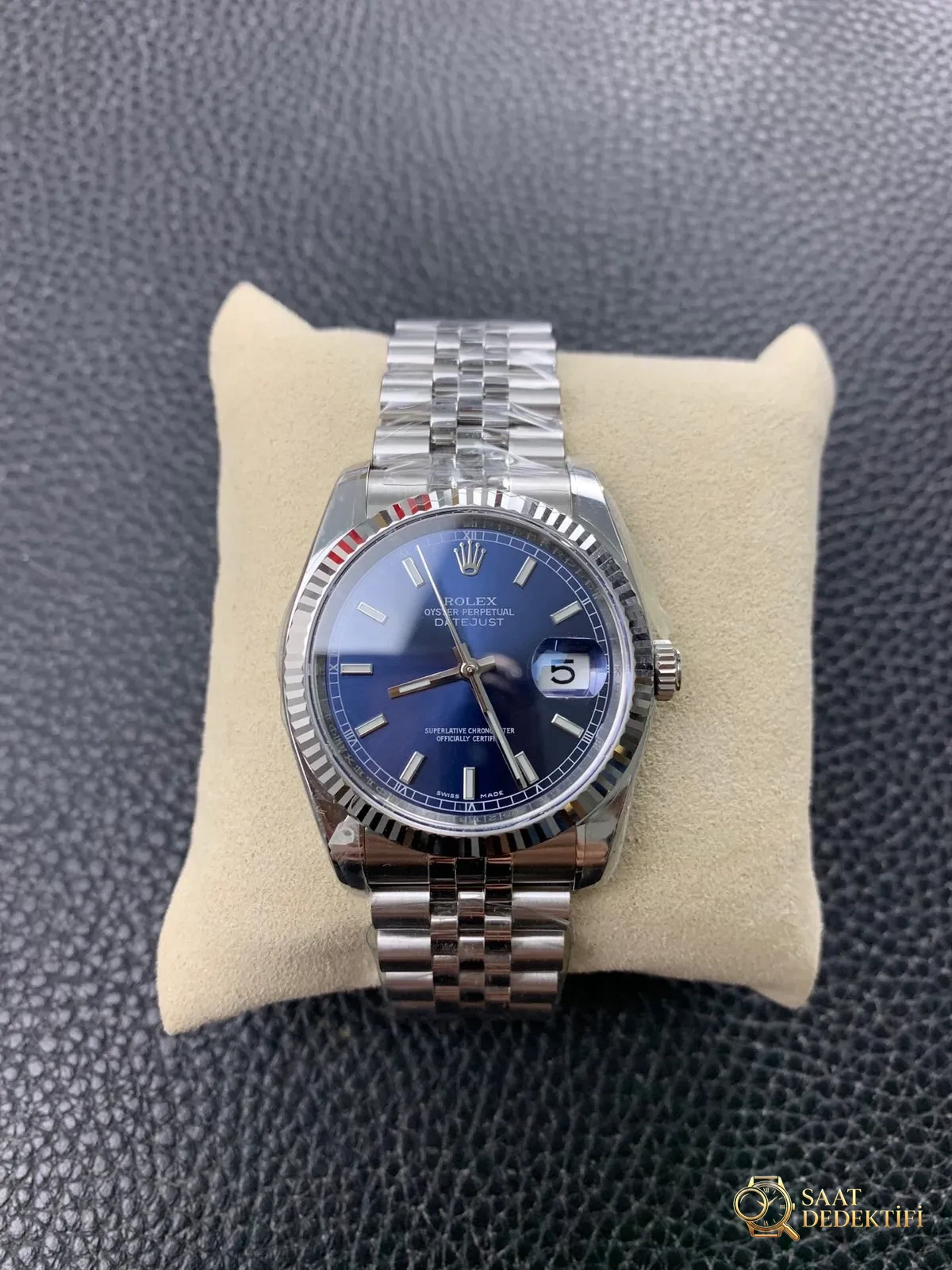 AR Factory V2 sürümü Rolex Datejust 36 mm 904 çelik dişli bezel replika saat incelemesi - Bilezik, Toka ve Klips Mekanizması